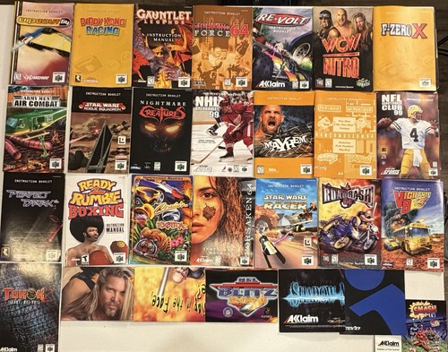 Nintendo n64 manuale - nintendo, 64
