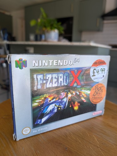 Nintendo n64 pal zero - f-zero, x