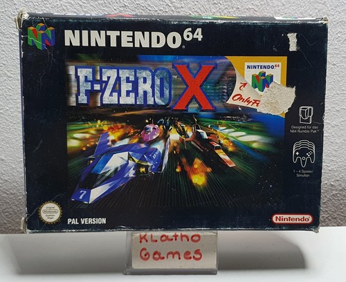 Nintendo n64 gioco zero x - n64, f-zero