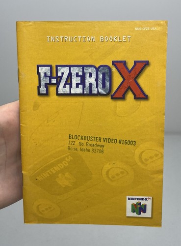 Zero nintendo n64 - x, solo